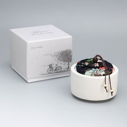 شمعة معطرة "شمع الصويا"