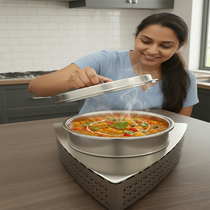 سخان طعام معدني بتصميم هندسي 3لتر