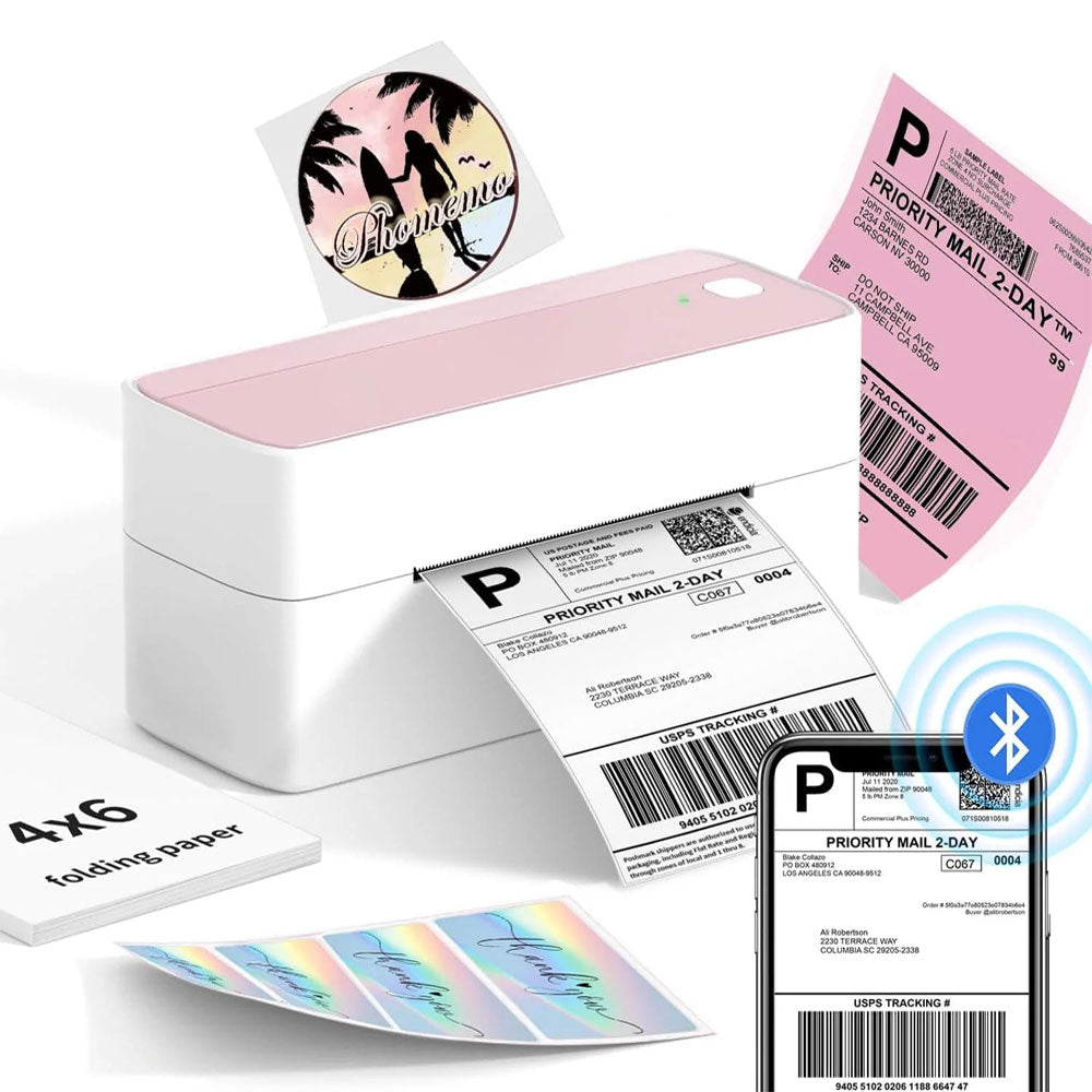 طابعة ملصقات شحن الحرارية Phomemo PM-241-BT