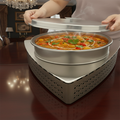 سخان طعام معدني بتصميم هندسي 5لتر