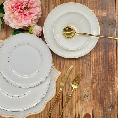 طقم أطباق مائدة فاخر 24 قطعة