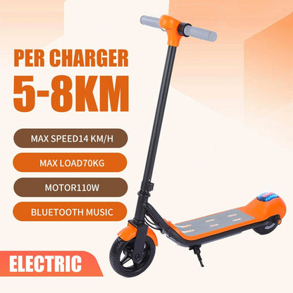 سكوتر قابل للطي في الهواء الطلق مع أضواء ملونة