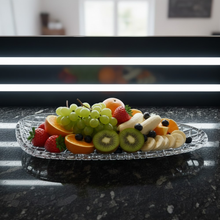 طبق تقديم زجاجي فاخر