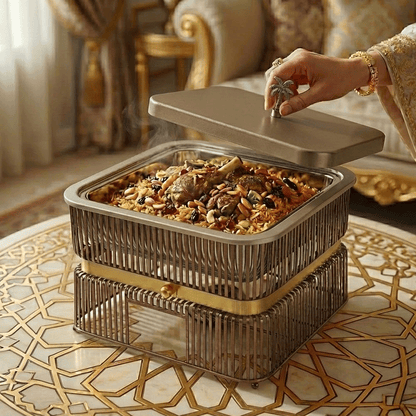 سخان طعام شبكي مربع