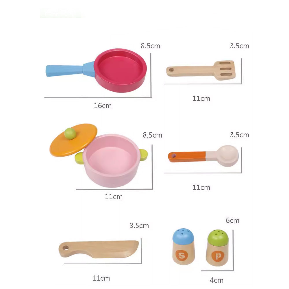 لعبة مطبخ خشبي للأطفال