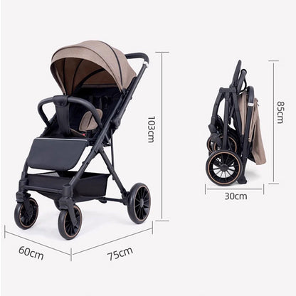 عربة أطفال خفيفة الوزن وقابلة للطي