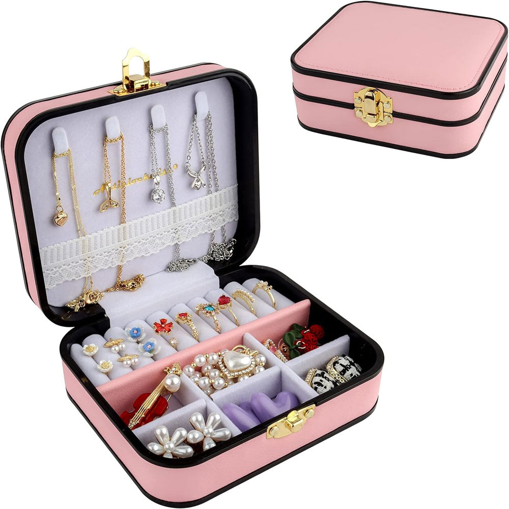 صندوق تخزين المجوهرات للنساء