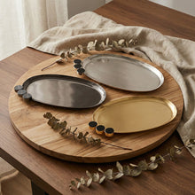 صينية تقديم بيضاوية