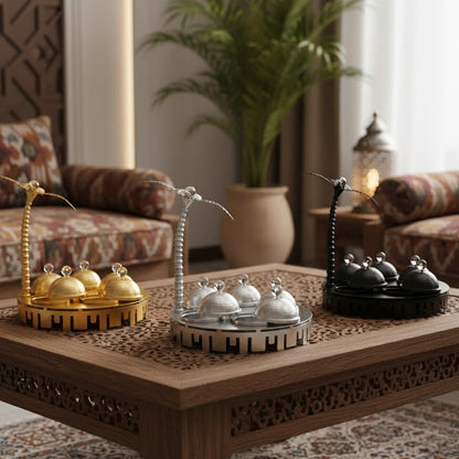 طقم تقديم مزخرف