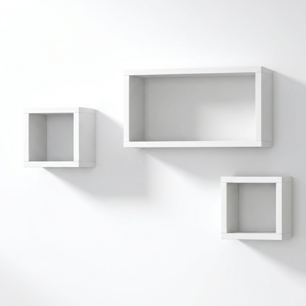 طقم أرفف حائط ديكور 3 قطع