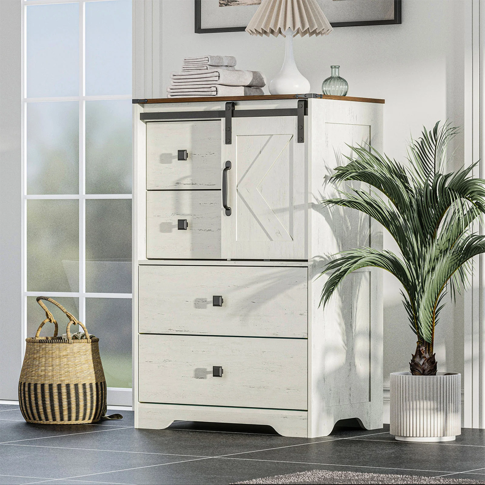 خزانة ملابس طويلة بأربعة أدراج