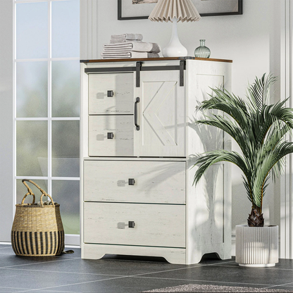 خزانة ملابس طويلة بأربعة أدراج