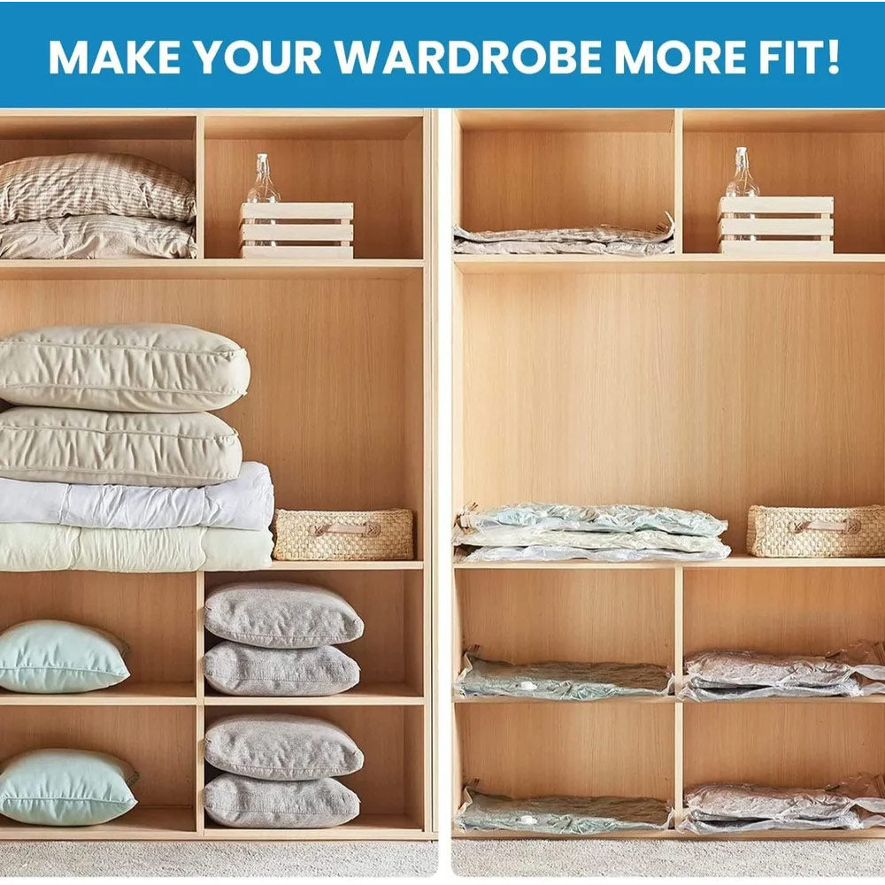 أكياس تخزين الملابس بتفريغ الهواء