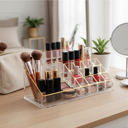 منظم مستحضرات التجميل 16 حجرة 21.7 سم