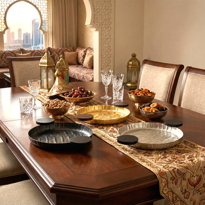 صينية تقديم دائرية صغيرة