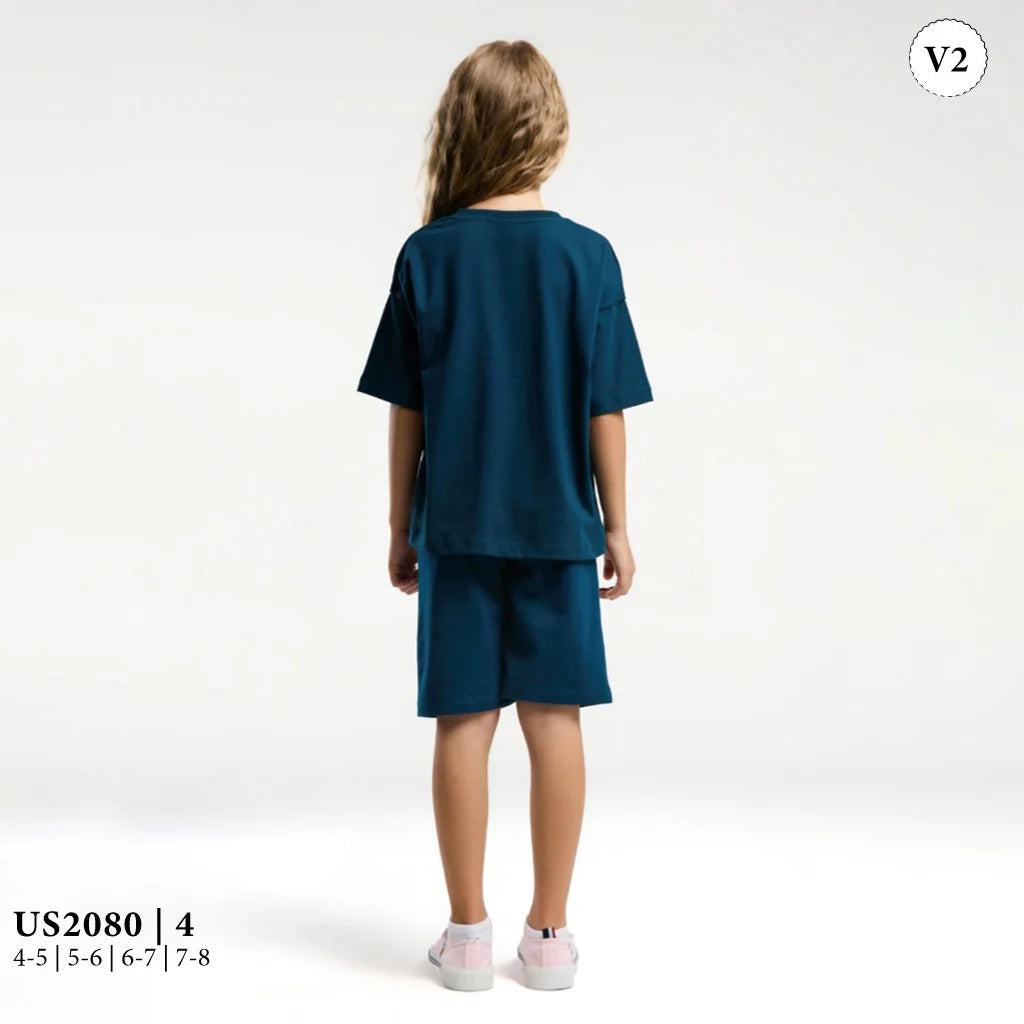 طقم بناتى بطبعة صدر