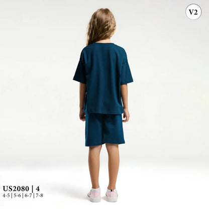 طقم بناتى بطبعة صدر