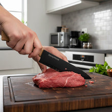 سكين طاهي من الفولاذ المقاوم للصدأ 33 سم