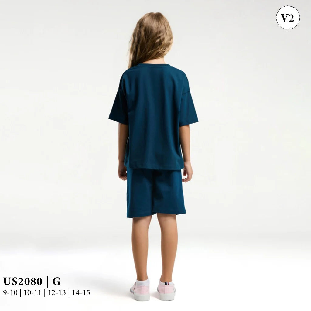 طقم بناتى بطبعة صدر