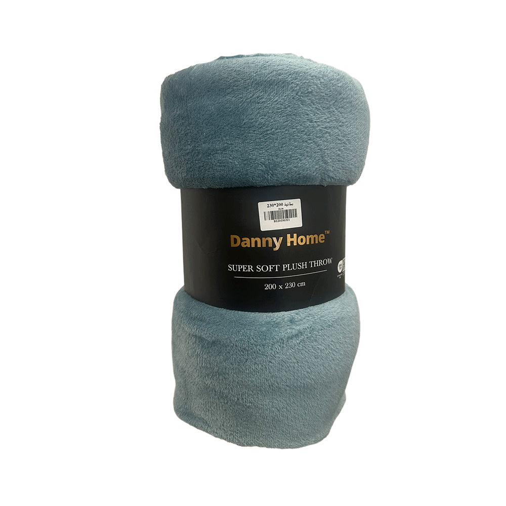 بطانية قطيفة فاخرة ناعمة سادة 150 سم