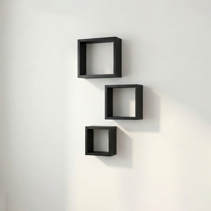 طقم أرفف حائط ديكور 3 قطع