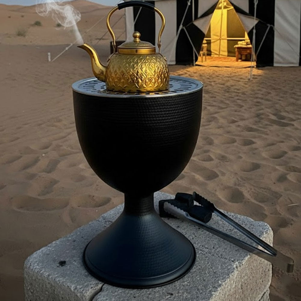 دوة و شواية معدنية على شكل كأس