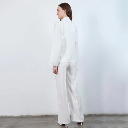 بنطلون نسائى بزر