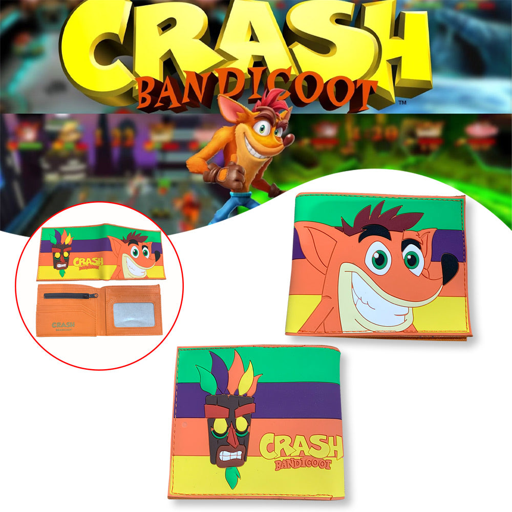 محفظة كراش بانديكوت من جلد