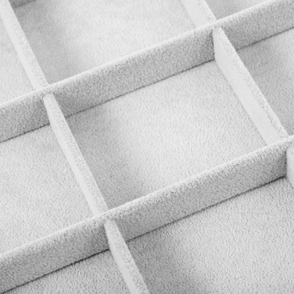 صينية مجوهرات مخملية