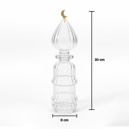 زينة زجاجية مضلعة