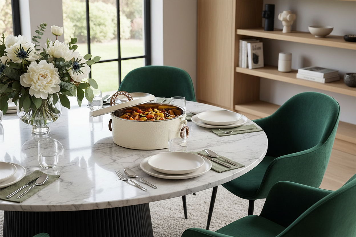 حافظة تخزين طعام دائرية 5 لتر