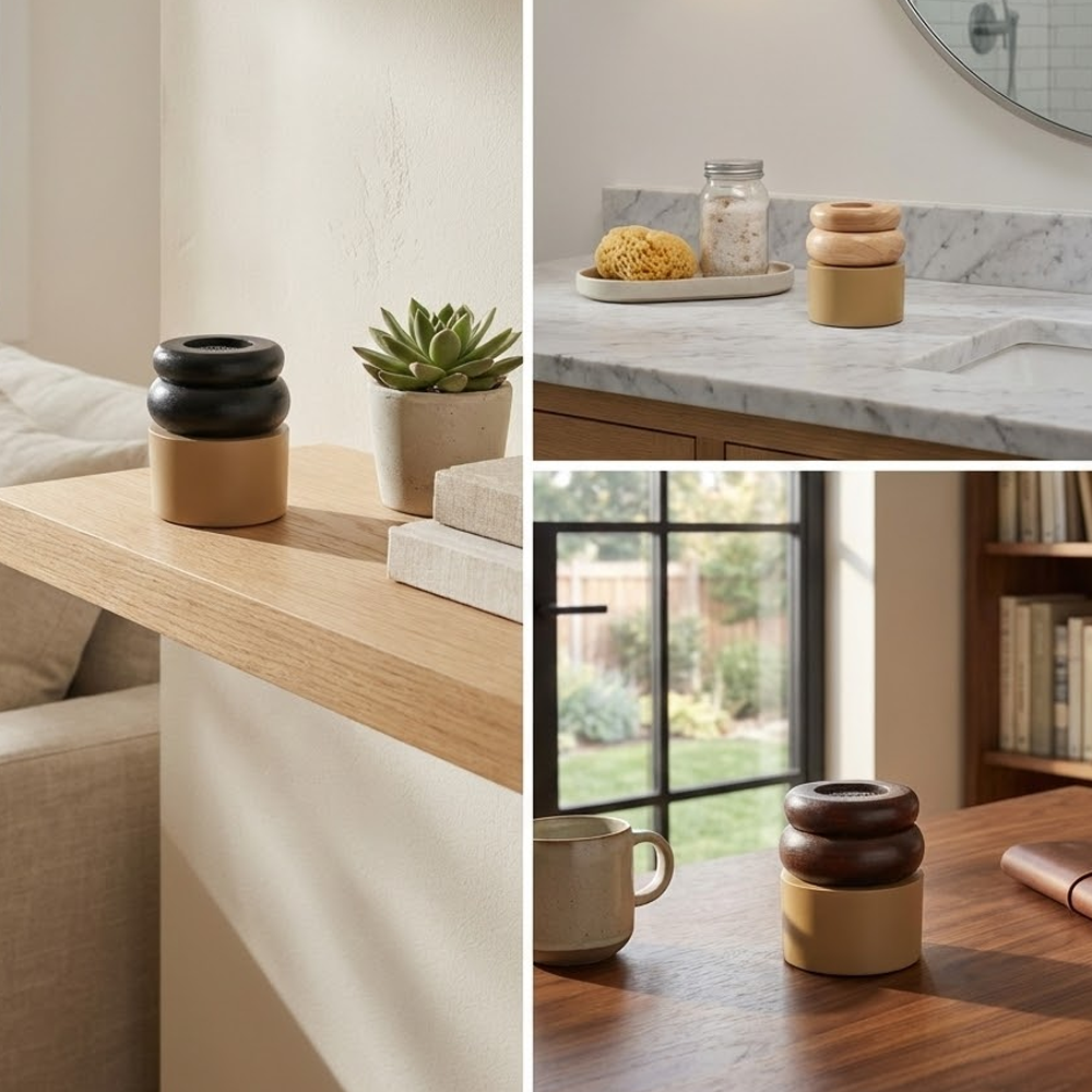 مبخر بتصميم خشبي