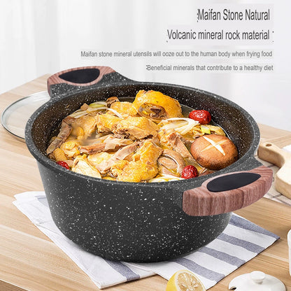 مجموعة أواني طهي من الجرانيت