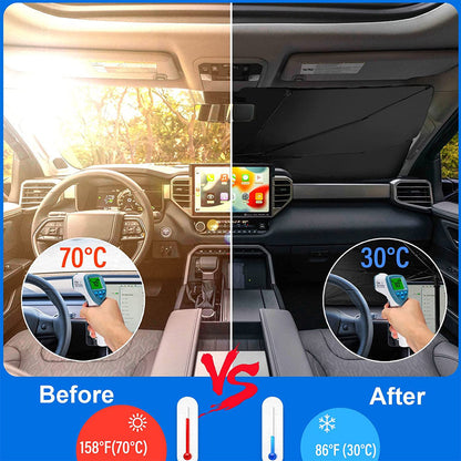 مظلة للسيارة قابلة للطي