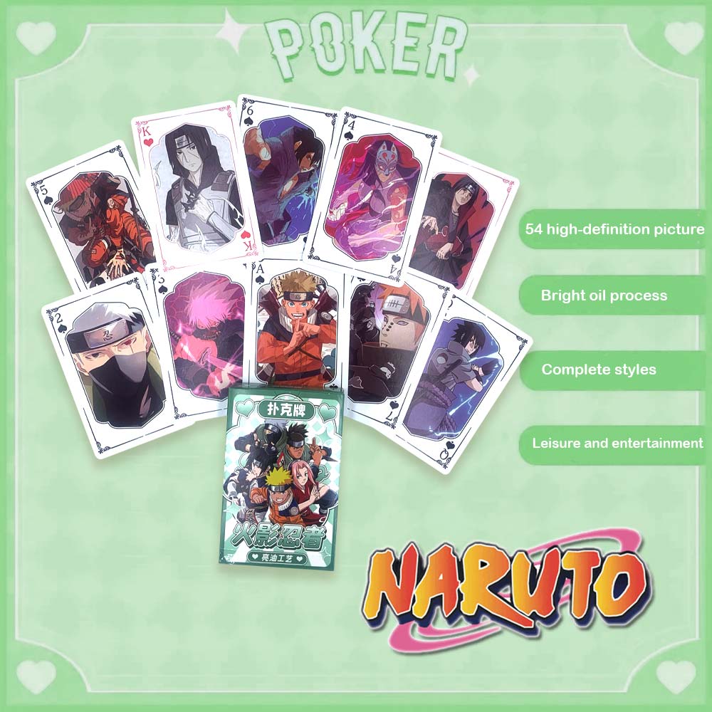 Anime Poker Cards Set 54 sheets