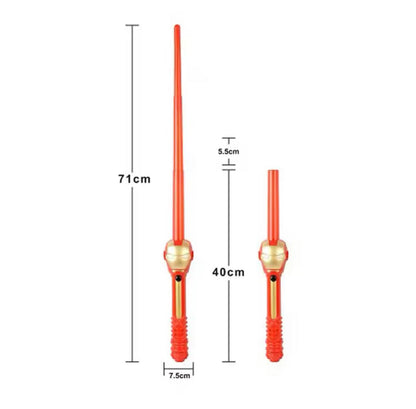 عصا مضيئة على شكل شخصيات خارقة