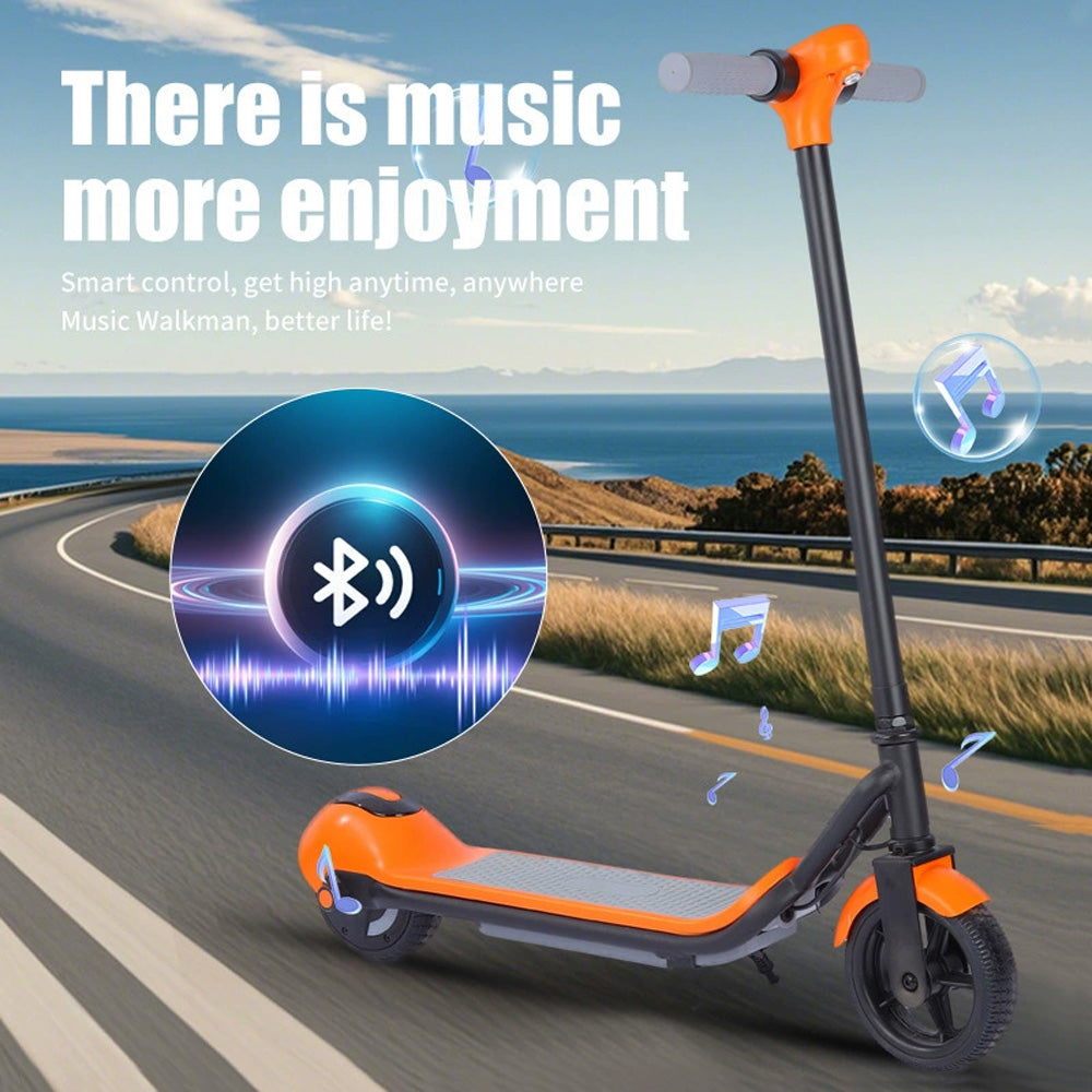 سكوتر قابل للطي في الهواء الطلق مع أضواء ملونة