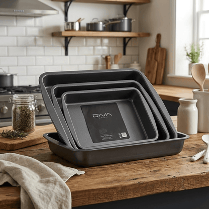 طقم صواني تحميص 3 قطع