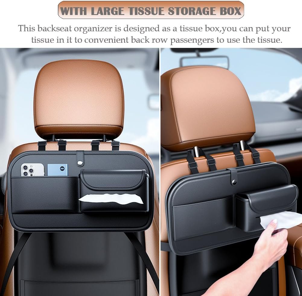 حقيبة تخزين خلفية لمقعد السيارة