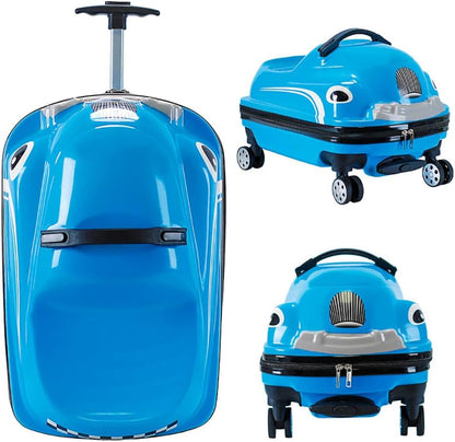 حقيبة سفر للأطفال بعجلات قابل للركوب
