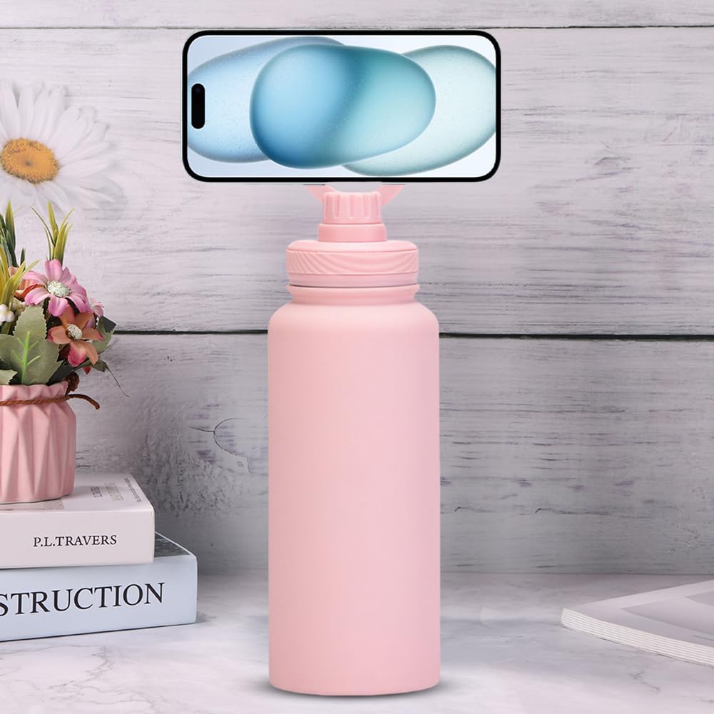 قارورة حرارية مع ستاند هاتف 1000/1200 ملل