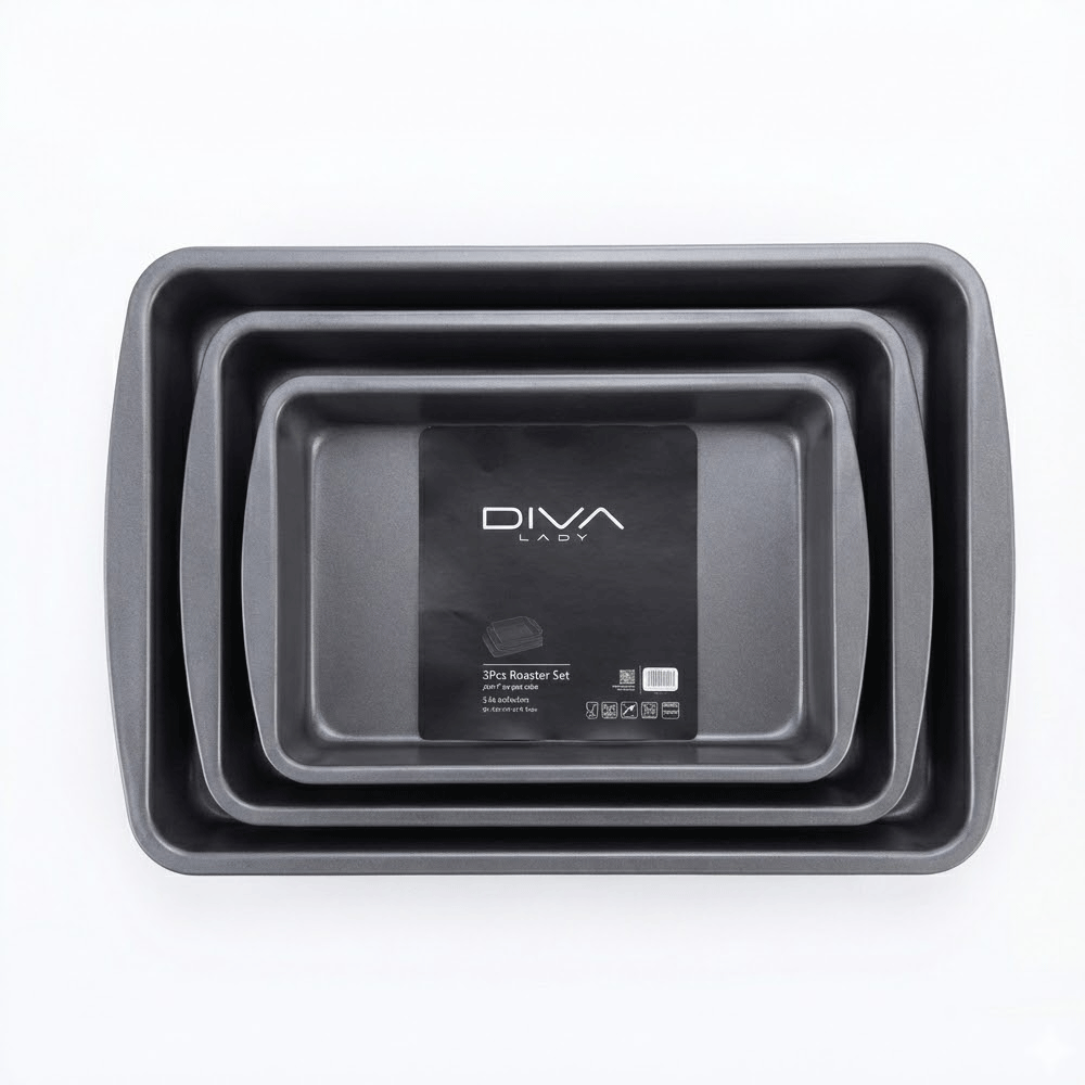 طقم صواني تحميص 3 قطع