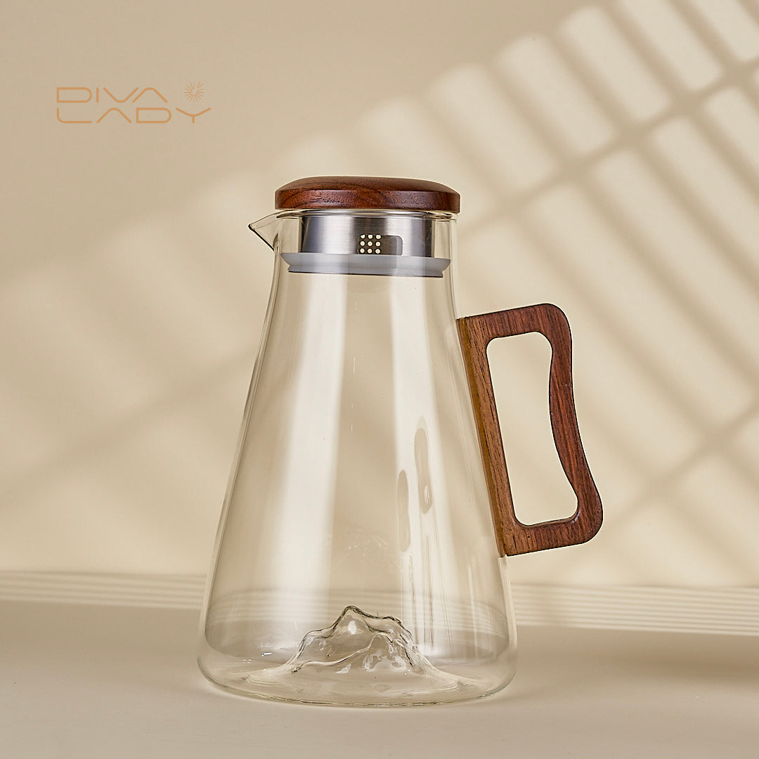 دولكة عصير زجاج