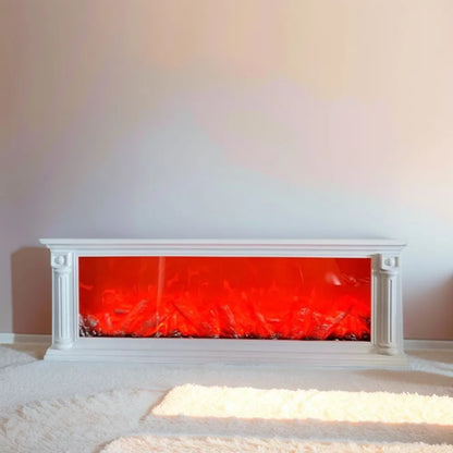 إضاءة ديكور على شكل مدفأة الحطب