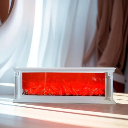 إضاءة ديكور على شكل مدفأة الحطب