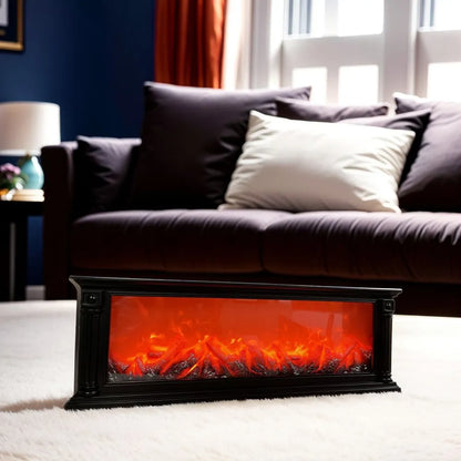 إضاءة ديكور على شكل مدفأة الحطب