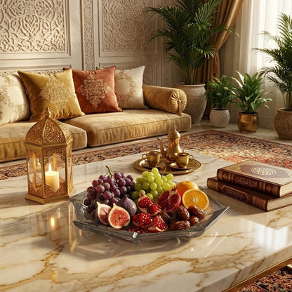 وعاء فاكهة كريستالي