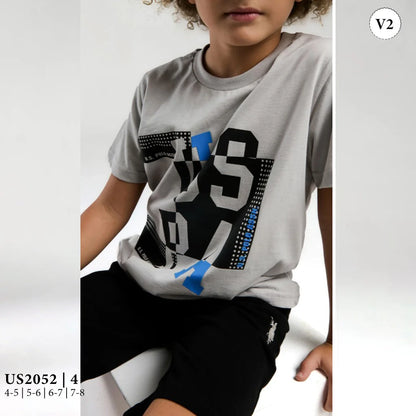 طقم ولادى كنزة بطبعة