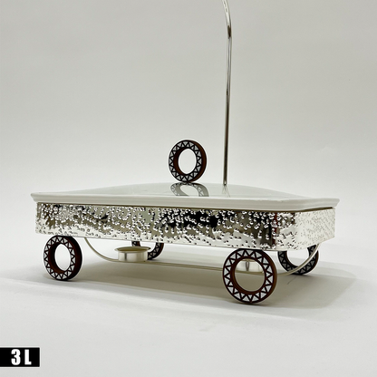 سخان طعام بغطاء زجاجي 3 لتر