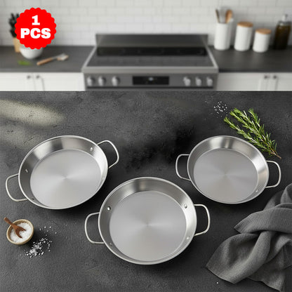 مقلاة مأكولات من الفولاذ المقاوم للصدأ